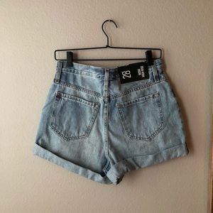 UO Mom High-Rise Denim Shorts